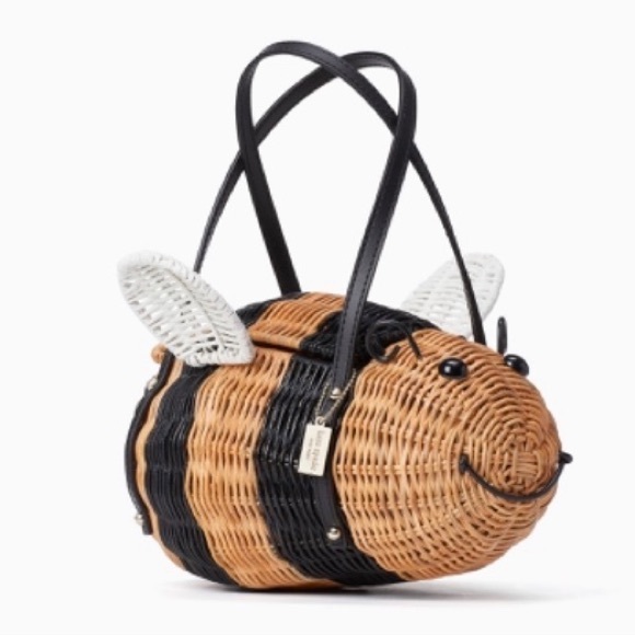 kate spade Handbags - Kate Spade down the rabbit hole wicker bee bag